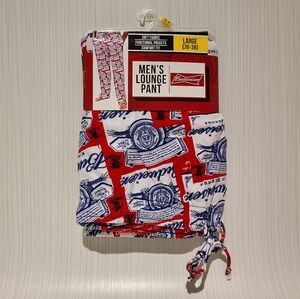 Budweiser Pajamas Large Men's Lounge Pant 36 to 38